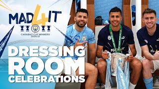 DRESSING ROOM CELEBRATIONS  Carabao Cup  Behind the Scenes [upl. by Branch]