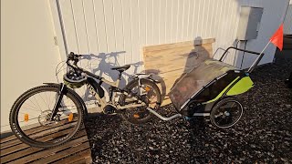 Thule Chariot Cab 2 review after 3 years with ebike [upl. by Capon607]