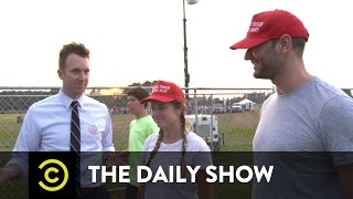 Jordan Klepper Fingers the Pulse  Clinton and Trump Supporters Find Common Ground The Daily Show [upl. by Zamora972]