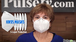 KN95 Disposable 5Layer Respirator Masks  Info and How To Wear Them [upl. by Rep260]