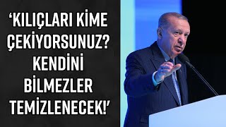 CUMHURBAŞKANI ERDOĞANDAN TEĞMENLERİN KILIÇLI SELAMINA TEPKİ [upl. by Ardnnek775]