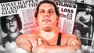 The Tragic WWE Story of Andre The Giant [upl. by Sonnnie796]