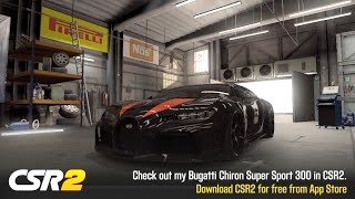 CSR2  Chiron Super Sport 300 manual launch  tune amp shift  6834 [upl. by Anuayek]