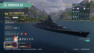 World of Warships LegendsMVP Tirpitz B [upl. by Venetis]