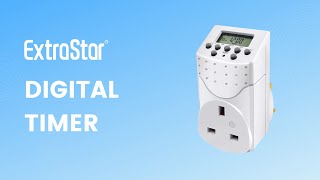 ExtraStar Digital Timer EMT757 Setup Guide  Program Your Home Appliances with Ease [upl. by Yecies608]