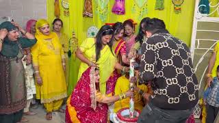 Team Groom Haldi Ceremony  Baan Bithane ki Rasam  Ghar me Padharo Vinayak Ji wedding shadi [upl. by Sully]