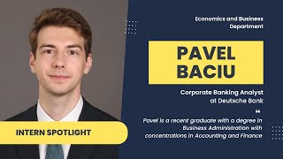 Intern Spotlight  Pavel Baciu [upl. by Aihsakal]