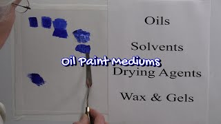 Quick Tip 495  Oil Paint Mediums [upl. by Helsell218]