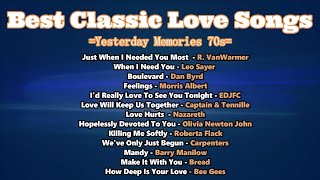 Best Classic Love Songs 70s [upl. by Politi355]