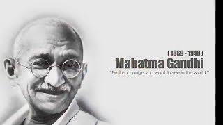 CO bac anglais Mahatma Gandhi with script [upl. by Lathrope]