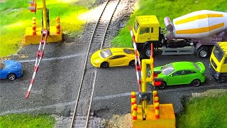 Steam train Car and Truck Crashes Compilation 😱 on Railroad [upl. by Ainecey]