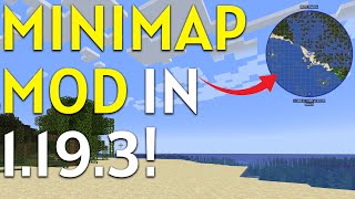 How To Get a Minimap Mod in Minecraft 1193 JourneyMap for 1193 [upl. by Horton7]