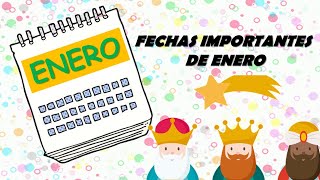 Fechas Importantes del mes de ENERO Profe Ángel [upl. by Kreindler842]