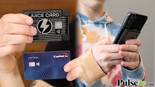 Juice Card The Ultra Slim Credit Card Sized Power Bank  2300mAh [upl. by Nuahsak206]