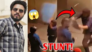 AmitBhadana DANGEROUS Stunt 😱  Amit Bhadana Behind The Scenes Paggal Stunt Facts  shorts [upl. by Davida708]