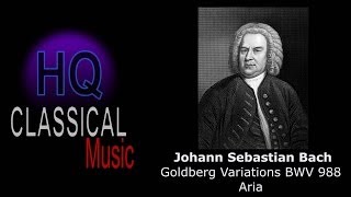 BACH  Goldberg Variations BWV 988 Aria Hannibal theme  High Quality Classical Music HQ Piano [upl. by Sirrad]