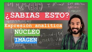 JAMAS te mostraron este TRUCO de la matriz asociada a una transformación LINEAL  61113 [upl. by Eiliah]