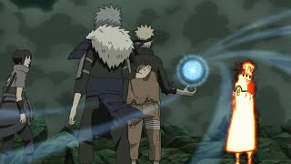 Minato Naruto Sasuke e Tobirama vs Obito Rikudou  Naruto Shippuden [upl. by Rechaba]