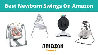 Best 4 Baby Swings On Amazon  Newborn Baby Swings [upl. by Hgielar]