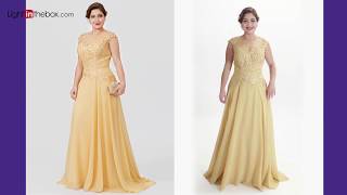 Top 10 Plus Size Mother of the Bride Dresses from LightInTheBox [upl. by Kerge]