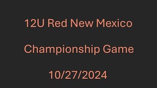 New Mexico Championship Game vs Oklahoma Jr Warriors [upl. by Allimak]