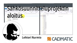 Sähkösuunnitteluprojektin aloitus  CADMATIC Electrical 2024 [upl. by Nnyladnarb331]