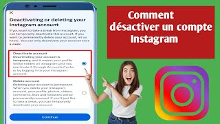 Comment désactiver temporairement votre compte Instagram  2024 [upl. by Ormsby463]