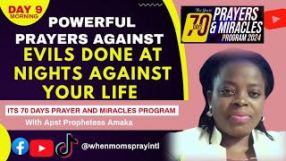 POWERFUL PRAYERS AGAINST EVILS DONE AT NIGHTS AGAINST YOUR LIFE 🔥 [upl. by Cl]