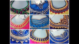 50 simple and latest back neck designs of a blouse  fashion designing [upl. by Jaf754]