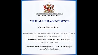 Media Conference Hosted By The Ministry Of Finance [upl. by Mylor]