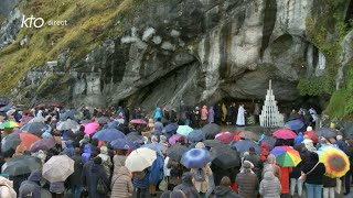 Chapelet du 10 février 2024 à Lourdes [upl. by Evonne469]