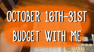 October Budget With Me  Second Pay Period  What Impact Do We Anticipate For Our Last Credit Card [upl. by Adnama]