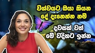 විශ්වයට කතා කරලා දවසින් විශ්වයේ උදව් ගන්න ඔයාගේ වයිබ්‍රේශන් Vibration වැඩිකරගන්න මේ විදිහට [upl. by Celestine]