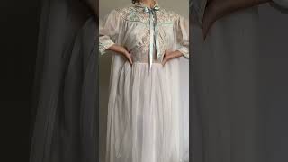 New pieces on my vintage shop ♡ Peignoir nightgown sets amp vintage sleepwear [upl. by Bensen]