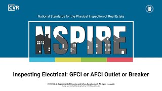 NSPIRE Standards How to Inspect Electrical GFCI or AFCI [upl. by Eener903]