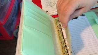 Michaels Recollections Planner vs Filofax Saffiano Comparison of two ringbound planners [upl. by Neelra]