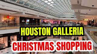 Houston Galleria Christmas shopping 2024 [upl. by Anirdnajela]