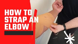 How to strap an Elbow for a MCL sprain or hyperextension injury [upl. by Carolyne]