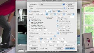 How to set Presets in MPEG Streamclip for exporting 720p HD video [upl. by Nikal]