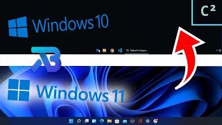 How To Center the Taskbar in Windows 10  Get Windows 11Style Taskbar in Windows 10 [upl. by Areikahs]