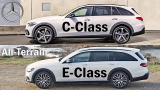 Mercedes CClass AllTerrain vs EClass All Terrain E class vs C class [upl. by Trofmoc]