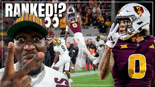 Arizona State FINALLY Got Ranked After This Game ASU VS UCF [upl. by Ecirtnahc621]