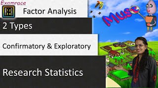 Factor Analysis 2 Types – Confirmatory amp Exploratory Research and Statistics [upl. by Pattie]