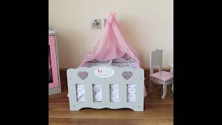 Set Up Baby Doll Nursery Room For Baby Annabell Dolls Song Bring Back My Bonnie babydoll [upl. by Adnolrehs]