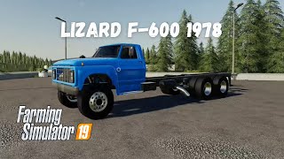 Lizard F 600 1978  Mod Review  Farming Simulator 19 [upl. by Elrem]