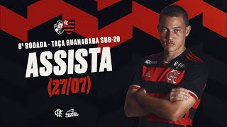 Taça Guanabara Sub20  Vasco x Flamengo  AO VIVO  2707 [upl. by Aidualk]