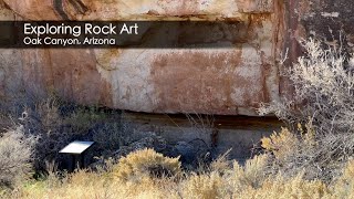 Exploring Rock Art Oak Canyon Arizona [upl. by Childs]