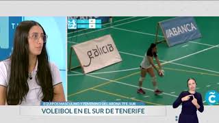 ENTREVISTA BDC  Kako y Selene jugador y jugadora del Arona Tenerife Sur Voleibol y Arona Voley [upl. by Ahsinirt]