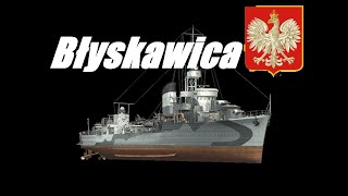 WOWS Błyskawica World of Warships worldofwarships wows premium replay [upl. by Adnwahsat]