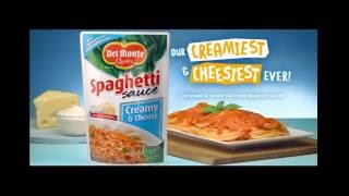 Del Monte Creamy and Cheesy Spaghetti Sauce TVC 30s [upl. by Arramas]